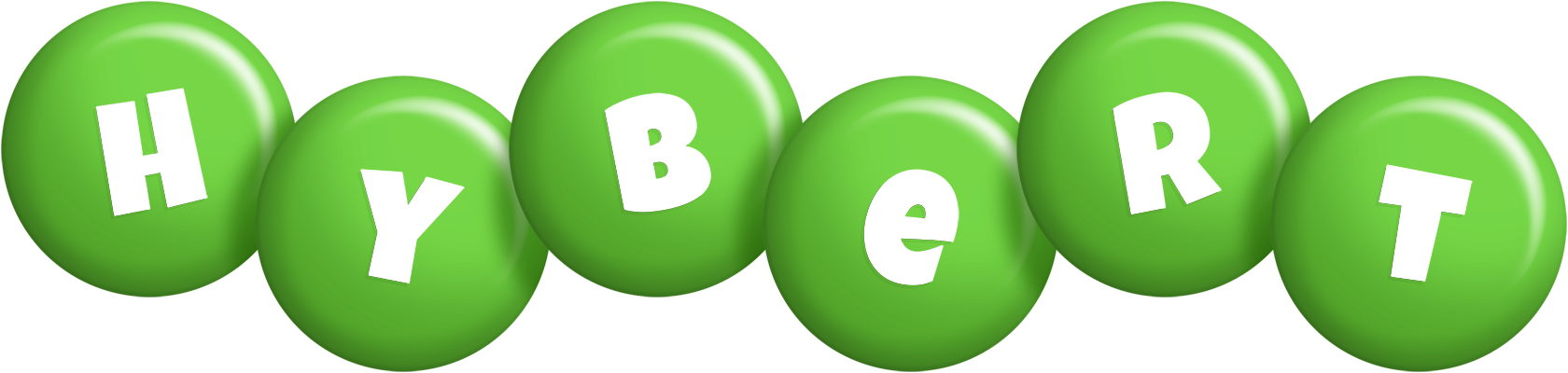Hybert candy-green logo