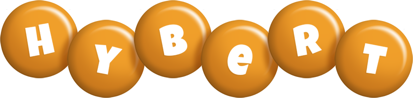 Hybert candy-orange logo