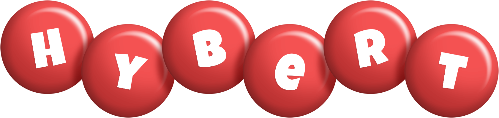Hybert candy-red logo