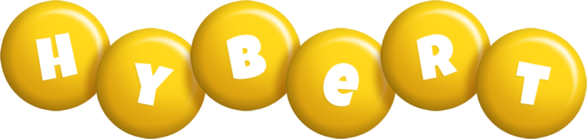 Hybert candy-yellow logo