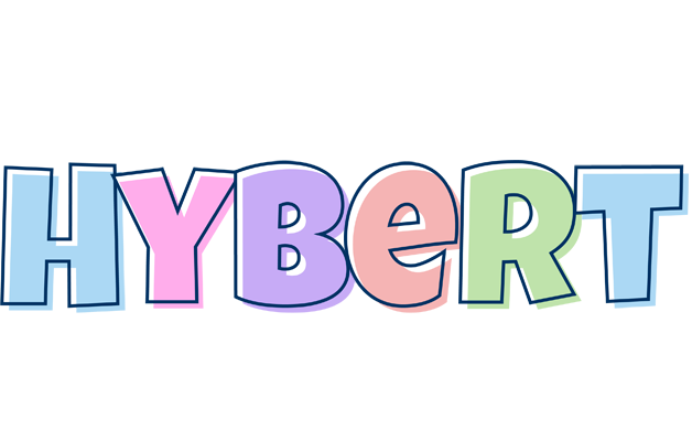 Hybert pastel logo
