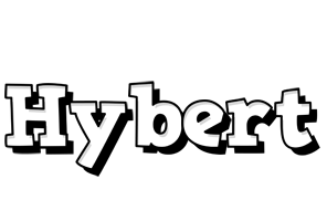 Hybert snowing logo