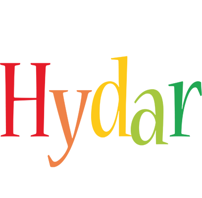 Hydar birthday logo