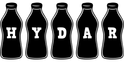 Hydar bottle logo