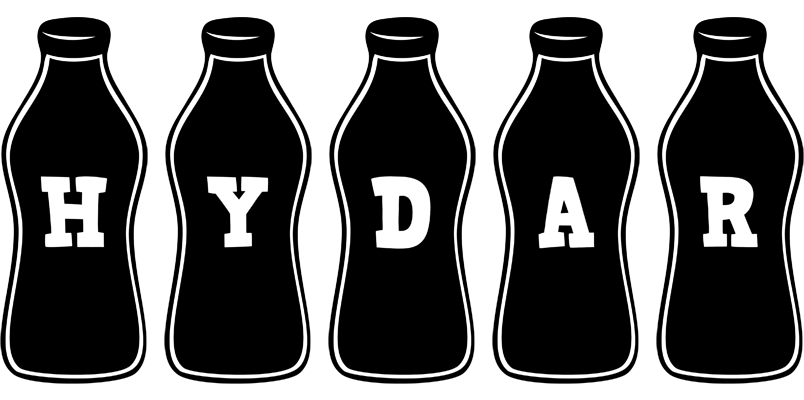 Hydar bottle logo