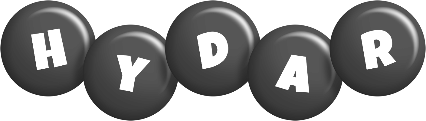 Hydar candy-black logo