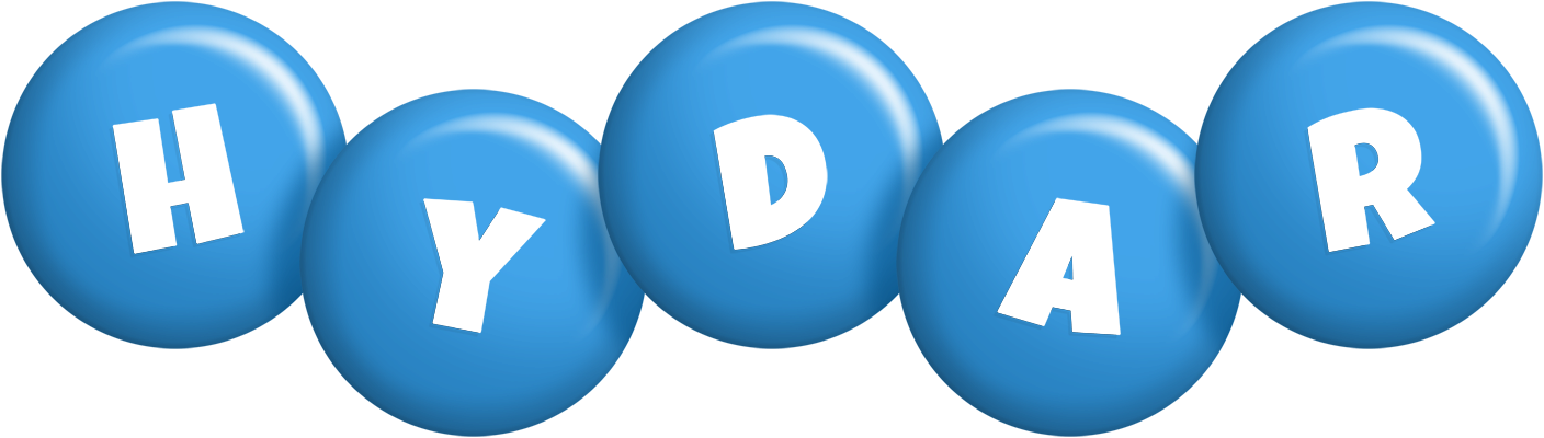 Hydar candy-blue logo