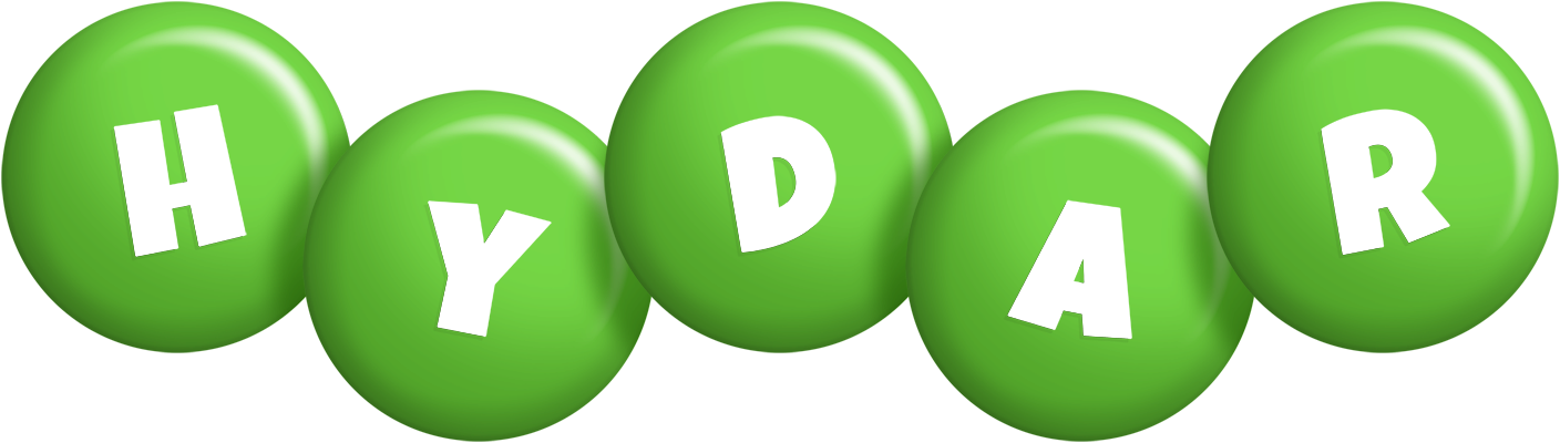 Hydar candy-green logo