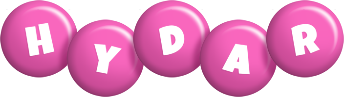 Hydar candy-pink logo