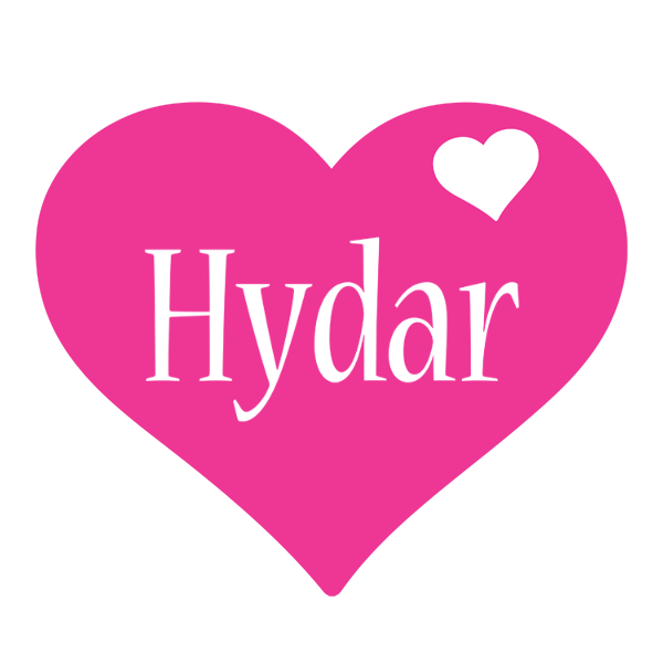 Hydar love-heart logo