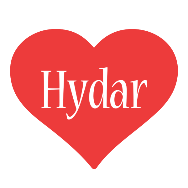 Hydar love logo