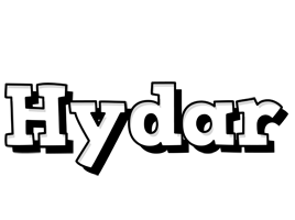 Hydar snowing logo