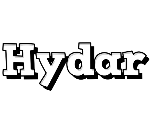 Hydar snowing logo