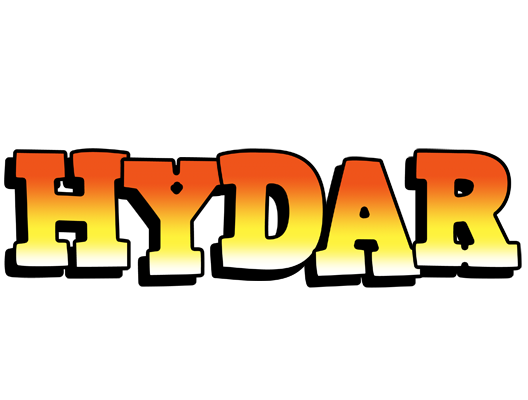 Hydar sunset logo