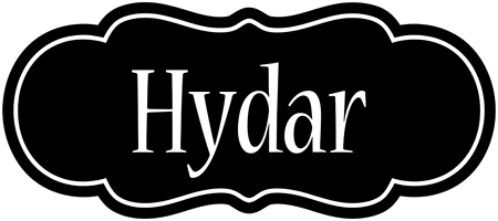 Hydar welcome logo