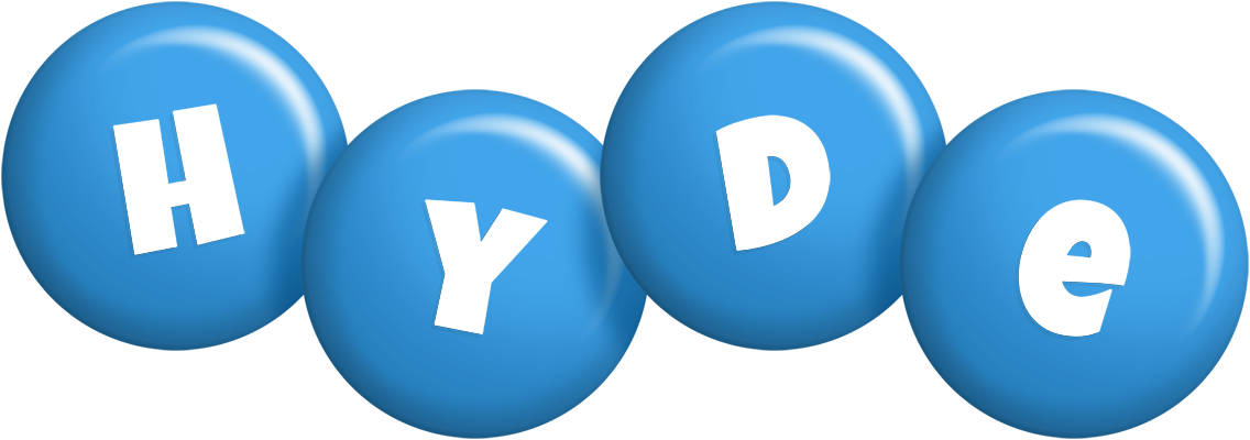 Hyde candy-blue logo