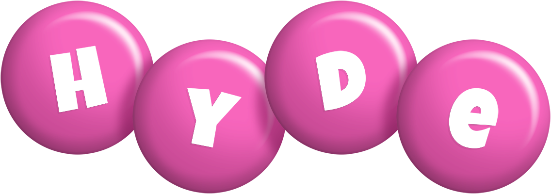 Hyde candy-pink logo