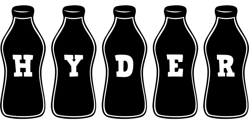 Hyder bottle logo