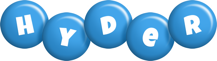 Hyder candy-blue logo