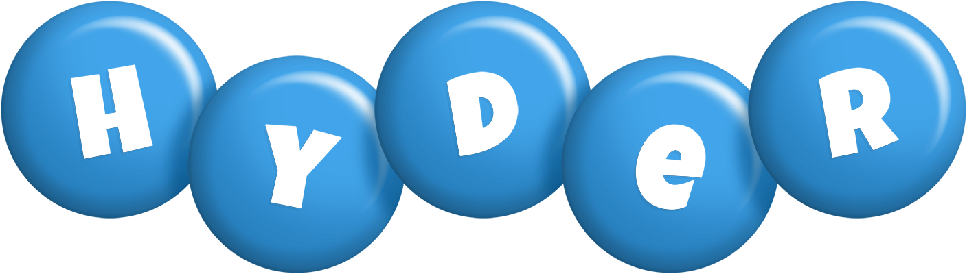 Hyder candy-blue logo