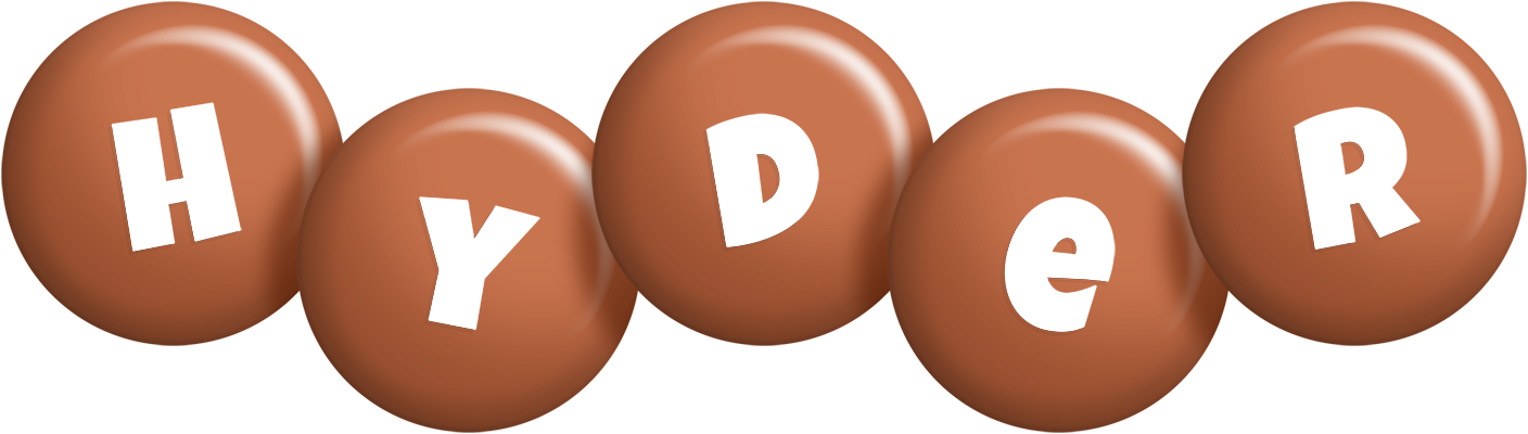 Hyder candy-brown logo