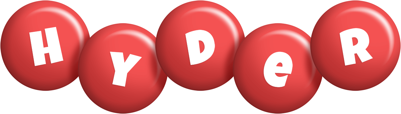 Hyder candy-red logo