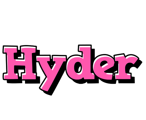 Hyder girlish logo