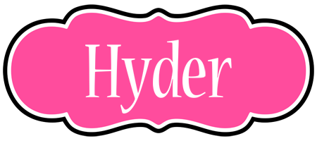 Hyder invitation logo