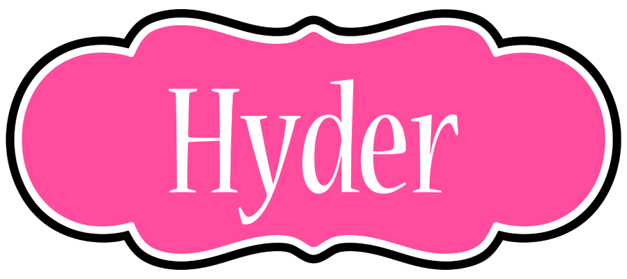 Hyder invitation logo