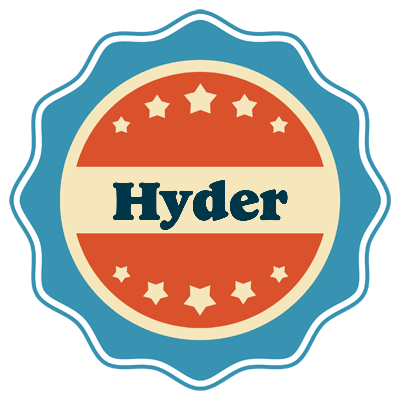 Hyder labels logo