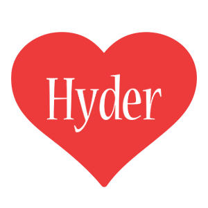 Hyder love logo