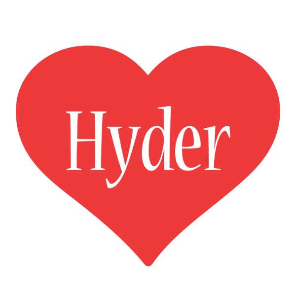 Hyder love logo