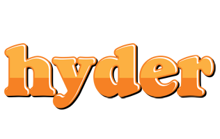 Hyder orange logo