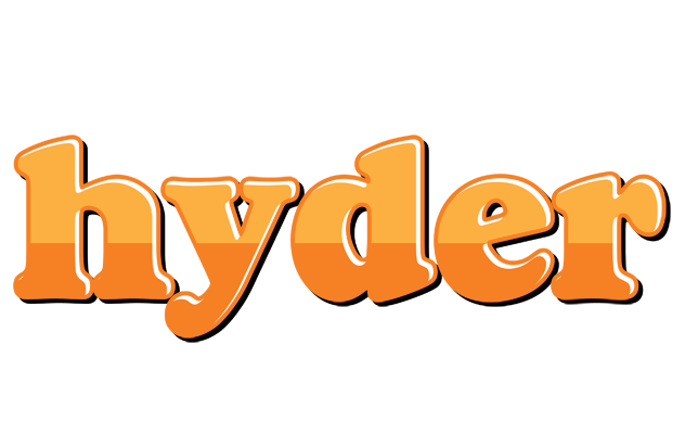 Hyder orange logo