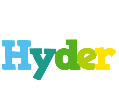 Hyder rainbows logo