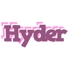 Hyder relaxing logo
