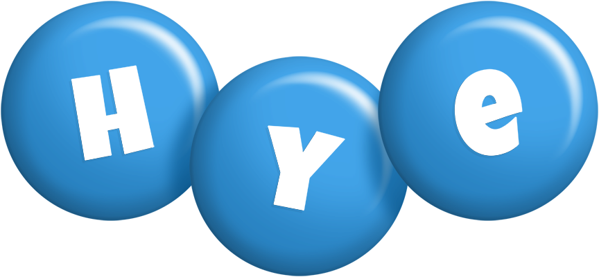 Hye candy-blue logo