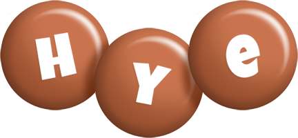 Hye candy-brown logo