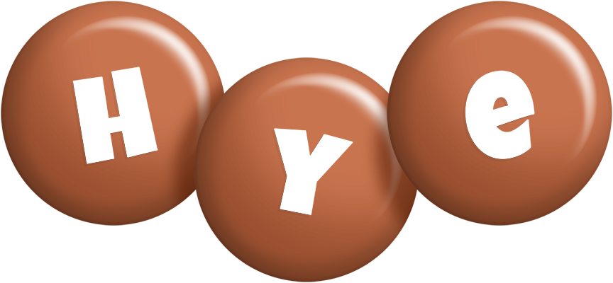 Hye candy-brown logo