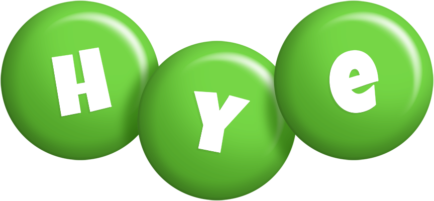Hye candy-green logo