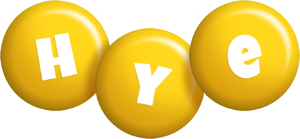 Hye candy-yellow logo