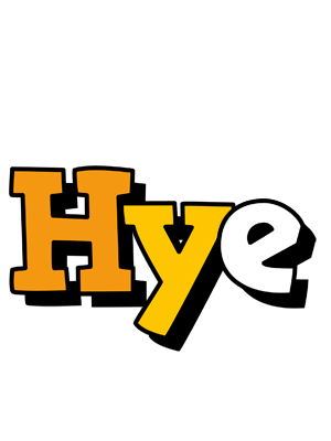 Hye cartoon logo