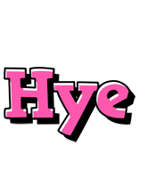 Hye girlish logo