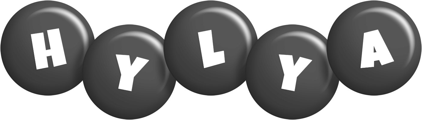 Hylya candy-black logo