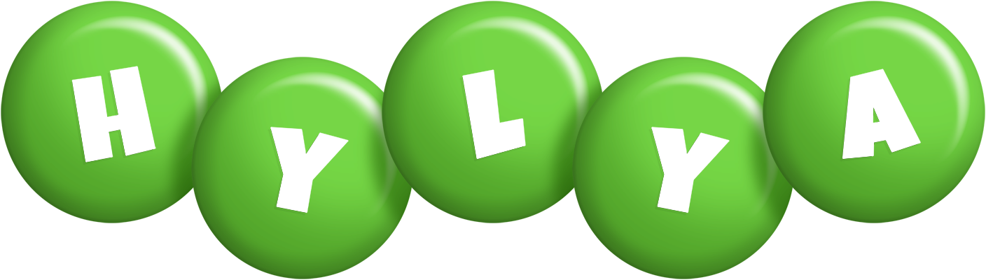 Hylya candy-green logo