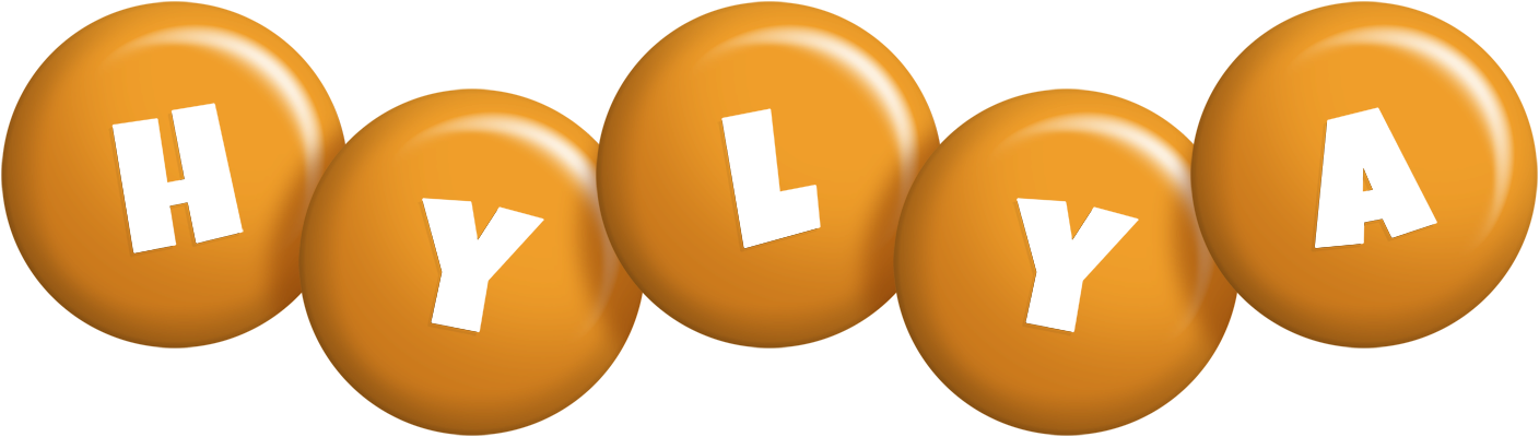 Hylya candy-orange logo