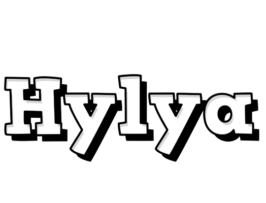 Hylya snowing logo