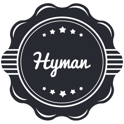 Hyman badge logo