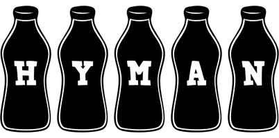 Hyman bottle logo