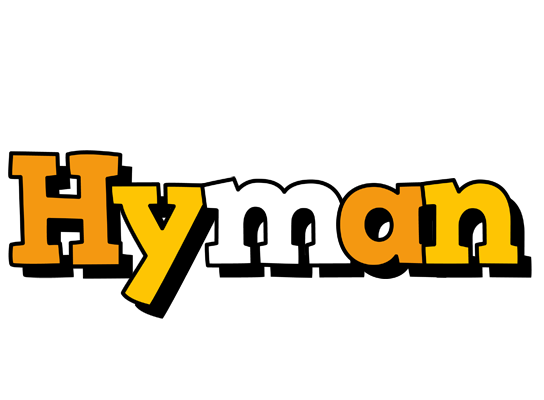Hyman cartoon logo